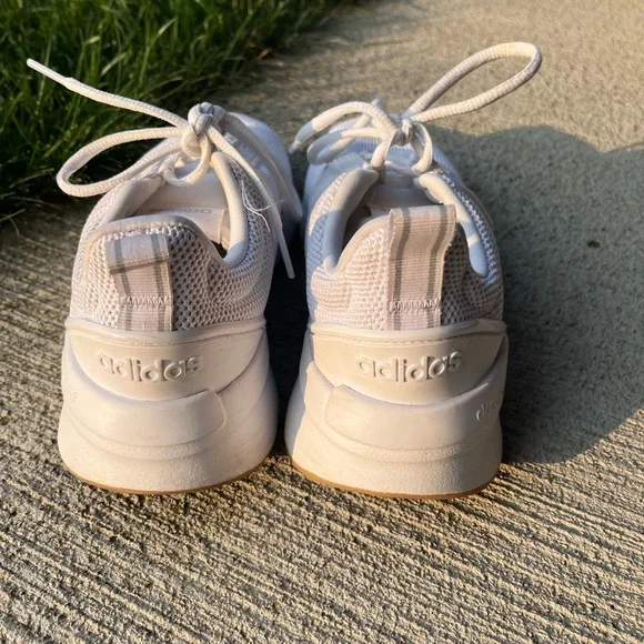 White Adidas Sneakers - Picture 7 of 8